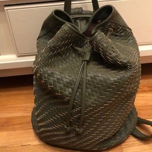 Deux Lux olive green backpack